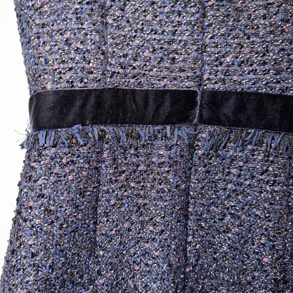 J Crew Tweed Constellation Sparkle Shift Dress Size 16 - Picture 11 of 14